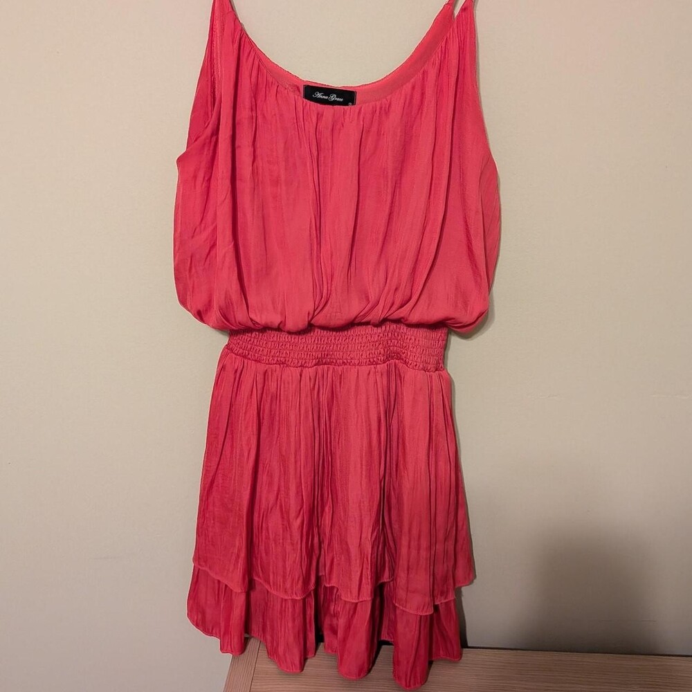 Women's Pink and Red Dress